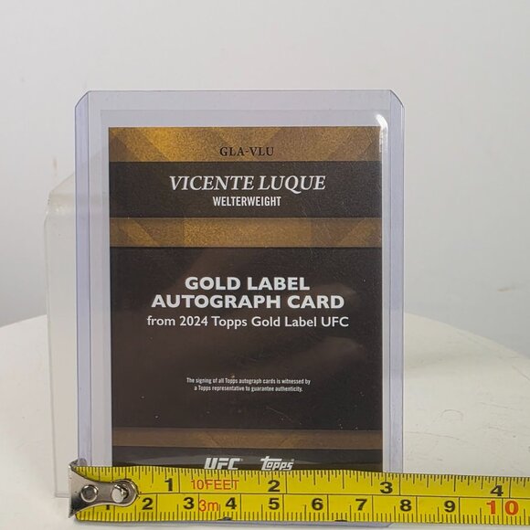 Vicente Luque Topps Gold Label UFC Certified Autograph Card #234/249 2024 Topps - Picture 7 of 11